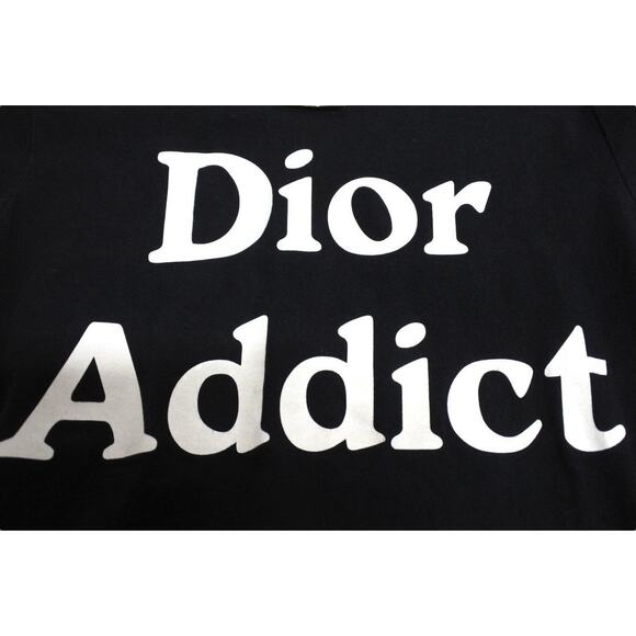 Authentic Christian Dior Dior Addict Galliano Short Sleeve Top Shirt Black 36 - Picture 6 of 8